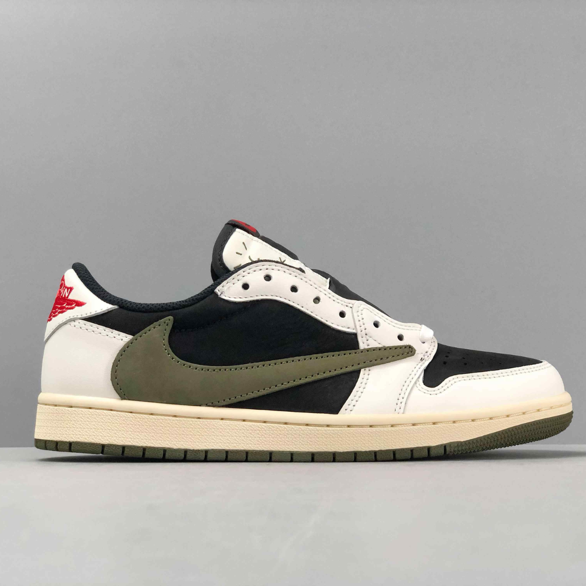 Travis Scott x Air Jordan 1 Low “Medium Olive”