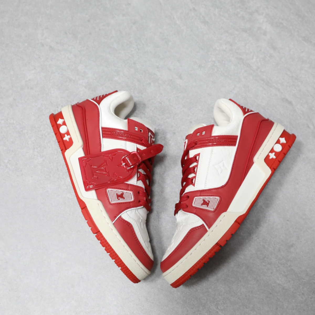 LV Trainer Sneaker Red