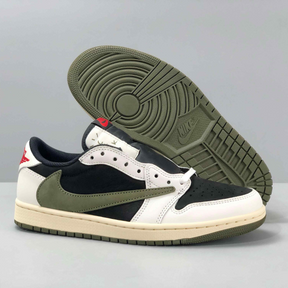 Travis Scott x Air Jordan 1 Low “Medium Olive”