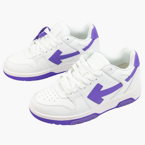 Out Of Office White Purple Arrow