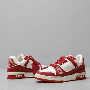 LV Trainer Sneaker Red