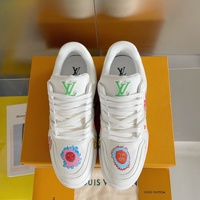 LV x Yayoi Kusama Trainer White Print