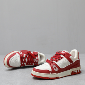 LV Trainer Sneaker Red